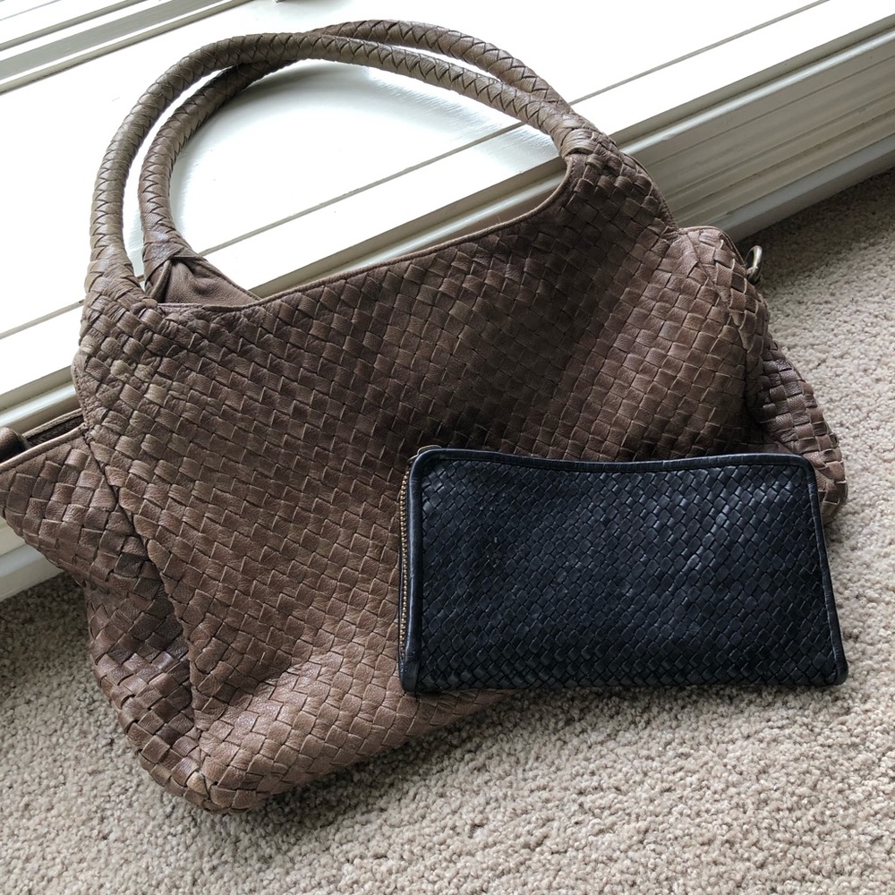 Platania Italian soft leather purse and wallet